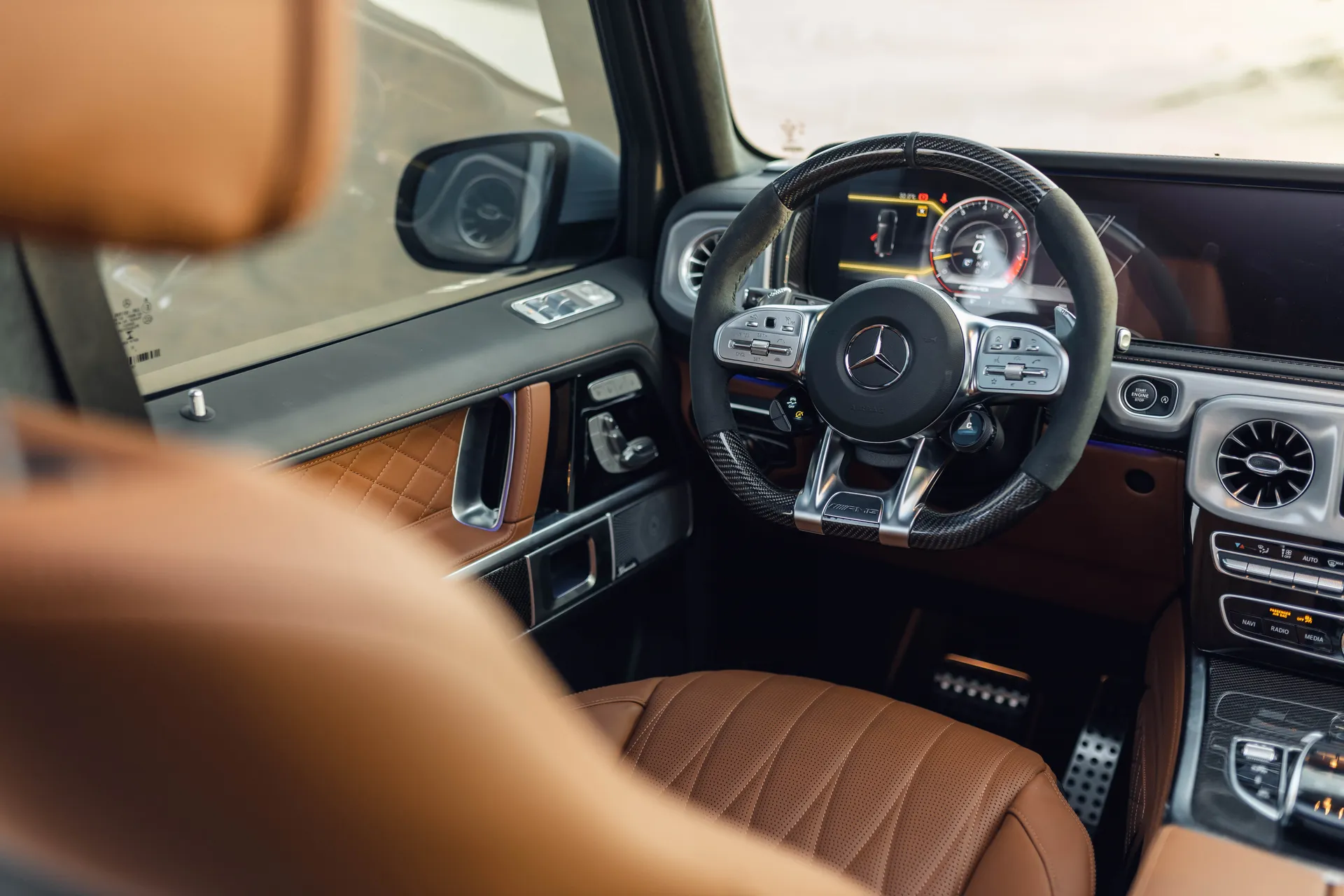 2022 Mercedes-Benz G63 interior dashboard — Drive Your Dream | Car Leasing Dubai