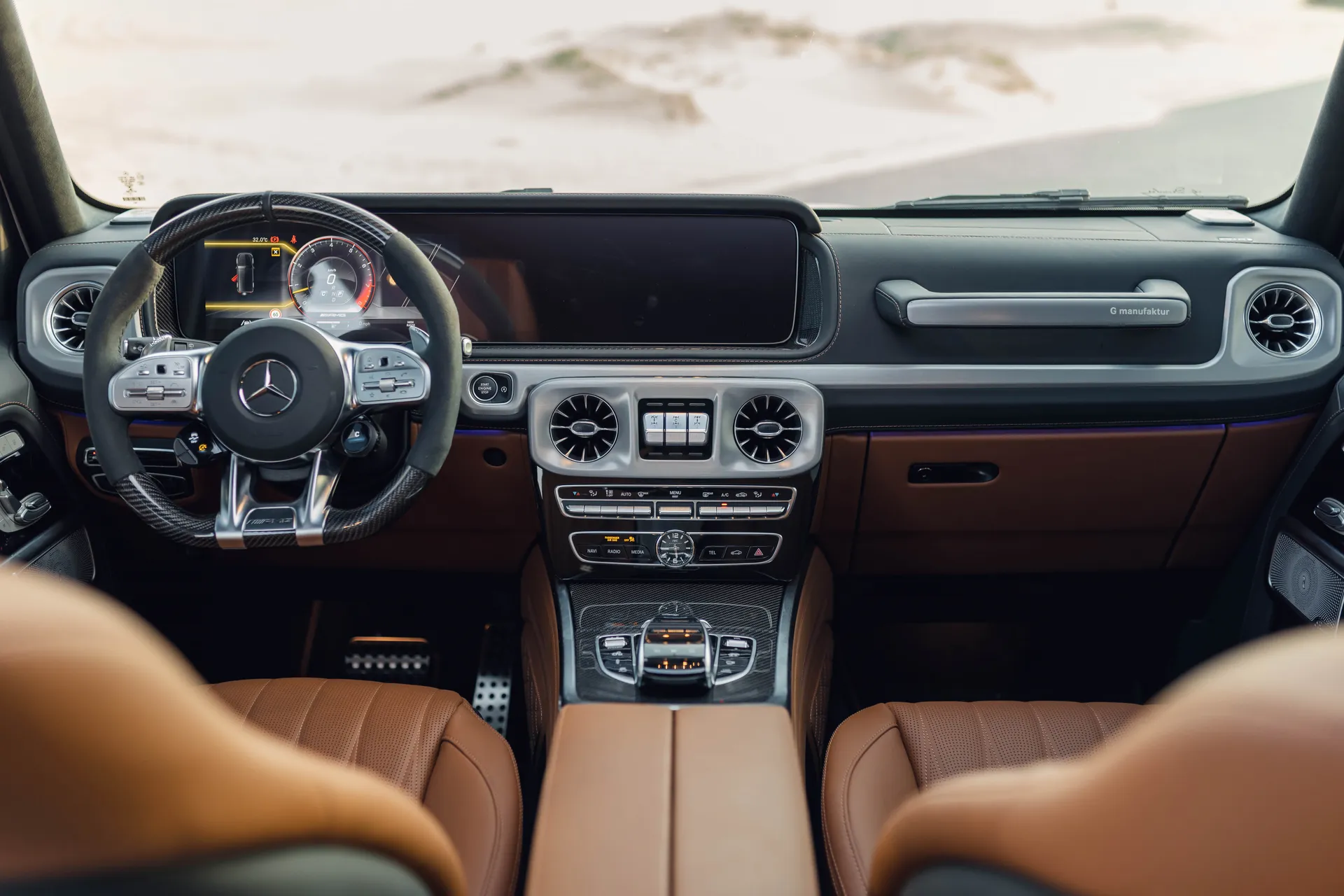 2022 Mercedes-Benz G63 interior seats — Drive Your Dream | Car Leasing Dubai